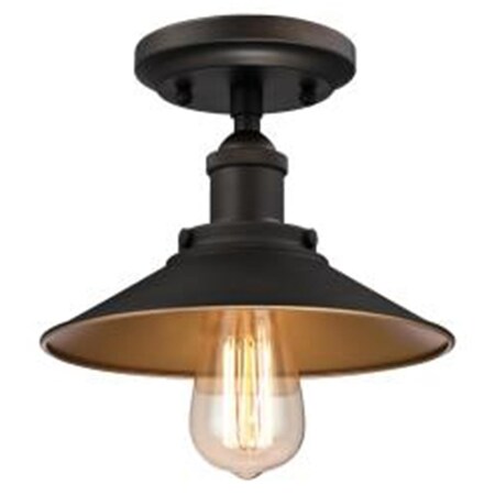 Vividlighting 1 Light Louis Indoor Semi-Flush Ceiling Fixture VI603458
